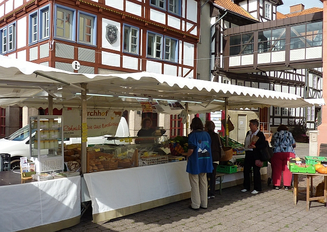 Marktstand in Rotenburg a.d.F.